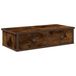 vidaXL Wandschap met lades 80x31x17 cm bewerkt hout gerookt eikenkleur