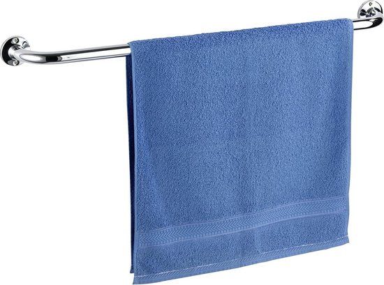 Wenko Handdoekhouder Basic - 9,5 x 80 cm - Rvs Chroom