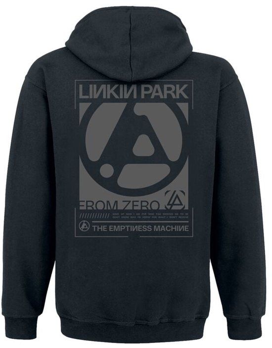 Linkin Park Linkin Park Zero Black Heren Trui met capuchon - zwart - L