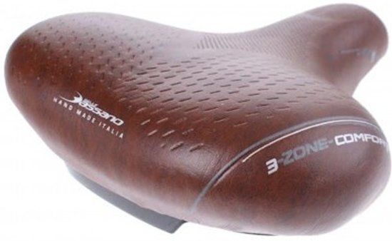 Selle Bassano zadel Big City XXL Bruin