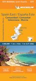Michelin Spain East, Valencia, Murcia - Michelin Regional Map 577