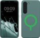 kwmobile telefoonhoesje geschikt voor Samsung Galaxy S23 - Hoesje met magneet compatibel met MagSafe - Smartphone case in Arctische nacht