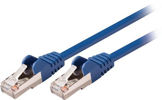 Valueline CAT5e SF/UTP Netwerkkabel RJ45 Male - RJ45 Male 1.50 m Blauw