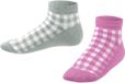 Esprit Sneakersokken Pixel Checks 2-Pack