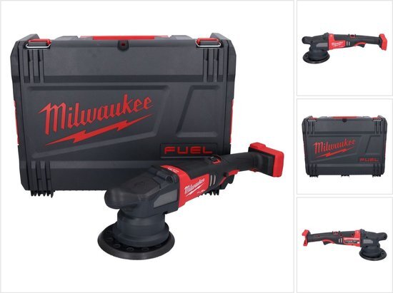 Milwaukee M18 FROP21-0X Accu Excentrische Polijstmachine 150mm 18V Basic Body M18 FUEL™ in HD Box - 4933478836