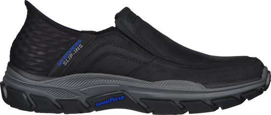 Skechers Slip-ins Respected - Elgin Heren Instappers Zwart Leer