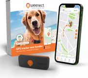 Weenect Dog XS Black edition – NIEUWE GPS voor honden | Mini realtime GPS-tracker | Waterdicht | De kleinste op de markt | Werkt met abonnement | Levenslange garantie
