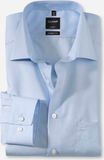 OLYMP Luxor modern fit chemise - popeline - bleu - Repassage facile - Tour de cou : 44