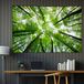 Ibenzoa® Imposant Natuurlandschap Wandtapijt met Rustgevend Bos en Blauwe Lucht, XXL Muurdecoratie, 200 x 150 cm