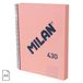 Milan 57143E120P Carnet A4 Rose