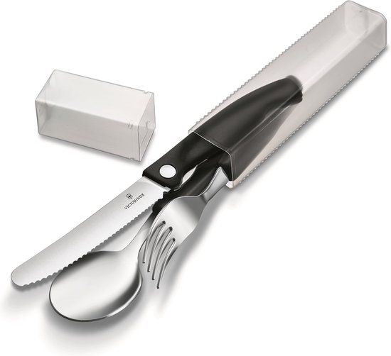 Victorinox SwissClassic 6.7192.F3 - Bestekset - 3-delig - Zwart
