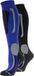 Falcon Victoria Wintersportsokken - Maat 35-38 - Vrouwen - Paars/Zwart