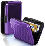 Heble® Aluminium Creditcardhouder Paars - RFID - Ruimte voor 7 Pasjes