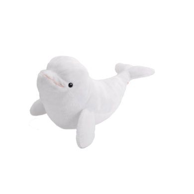 Wild Republic Knuffel Ecokins Beluga walvis - 0092389251760