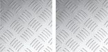 vidaXL - Trapmatten - 2 stuks - 20 x 20 cm - Zilver - Aluminium