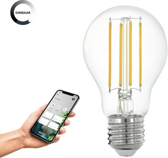 EGLO connect.z Smart LED Lamp - E27 - Ø 6 cm - 2700K - Dimbaar - Zigbee - 2 jaar garantie