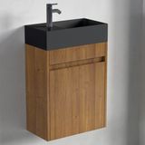 Lomazoo meuble de toilette Ibiza chêne chaud