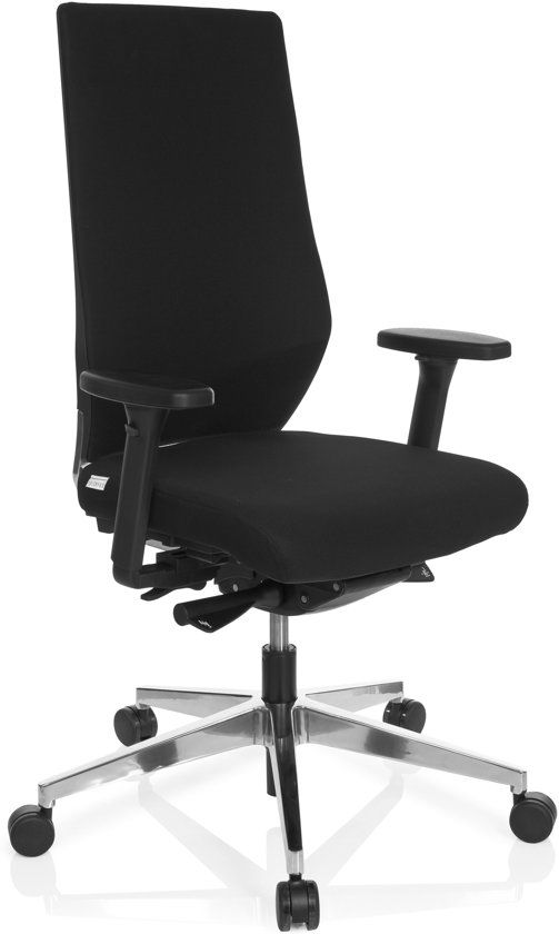 HJH OFFICE Pro Tec 700 - Bureaustoel - Stof - Zwart