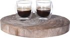 Merkloos Koffieglazen - dubbelwandig - 2x - 100 ml - theeglazen - hittebestendig