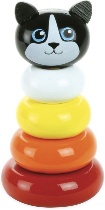 Vilac Stacking Minou Cat - Wooden Toy
