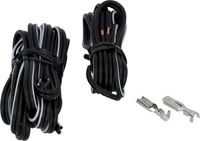 FISCHER MTS MarkenTechnikService Fiets kabelbundel met 2 aders en kabelschoenen Grijs/Wit/Zwart