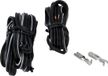 FISCHER MTS MarkenTechnikService Fiets kabelbundel met 2 aders en kabelschoenen Grijs/Wit/Zwart