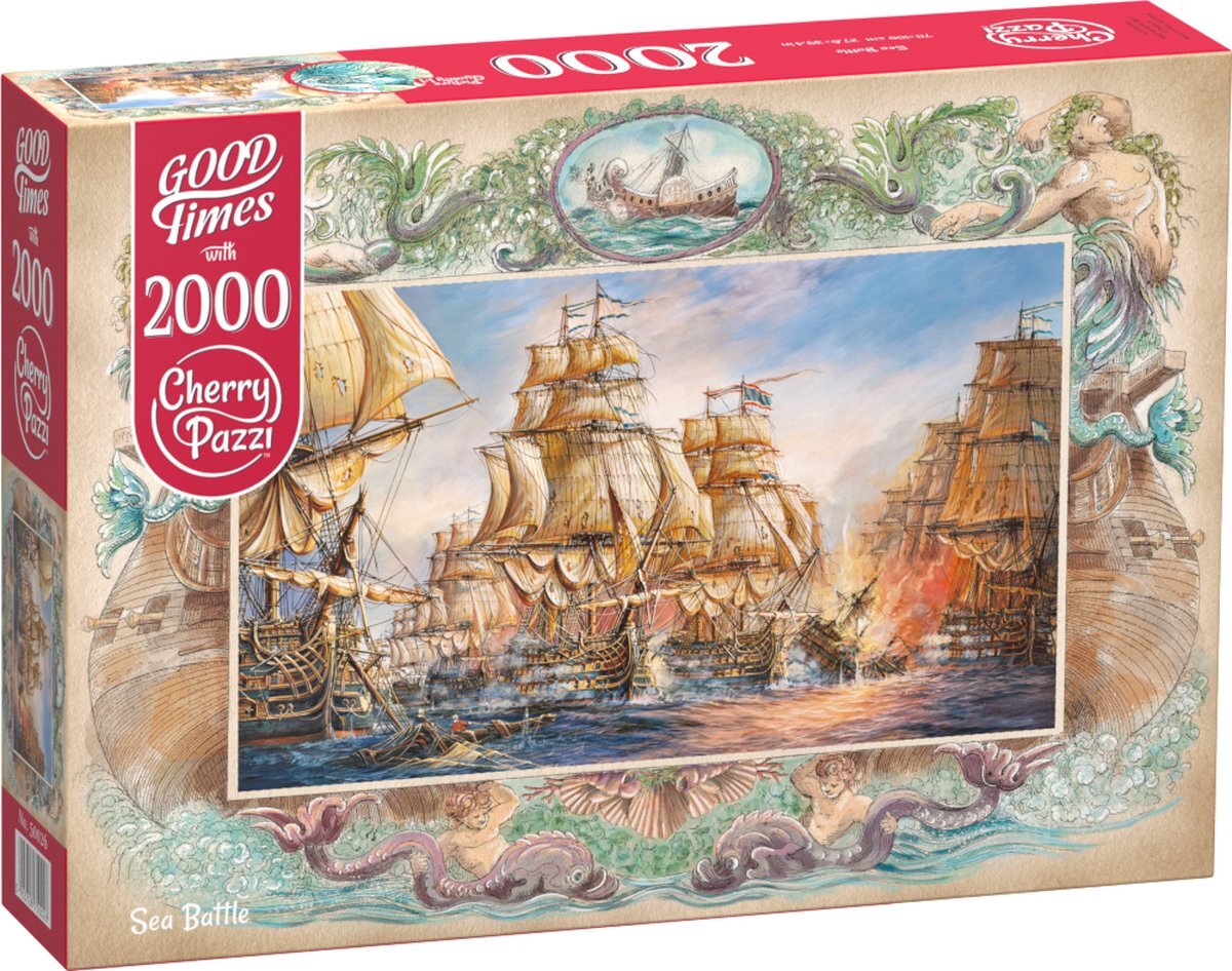 Cherrypazzi Sea Battle Puzzel 2000 Stukjes