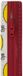 Opti Prym Ritssluiting Kunststof 4mm (niet deelbaar) Donker Rood #752 22 cm
