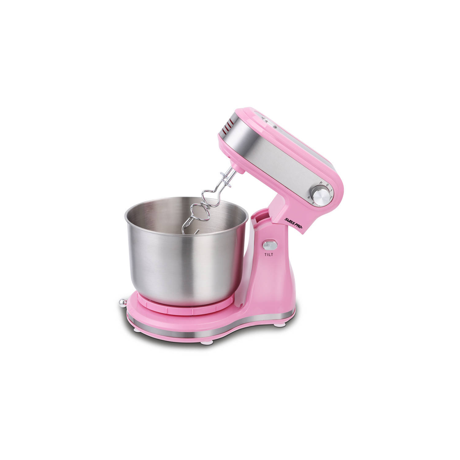 Swiss Pro+ keukenmachine 3.5l roze - 3.5 liter - 3.5 liter