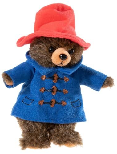 De Heunec Paddington beer staand, 15 cm, blauw, rood