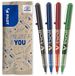 PILOT - Set van 4 V-Ball 07 - Rollerpen met vloeibare inkt - Medium conische punt voor soepel en nauwkeurig schrijven - Sneldrogend - Zwart, Blauw, Rood, Groen - Medium punt