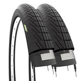 2 GraZIella 2 banden 20 x 1,75 (47-406) banden van zwart rubber voor GraZIella City Bike BMX straat kinderen
