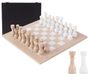 Marmeren schaakspel - 15 inch bord - 32 stukken - Opbergdoos