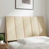 VidaXL Hoofdbordkussen "Hanko" 90 cm stof crèmekleurig
