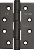Häfele Charnière de porte acier inoxydable (304) noir 102x102x3 mm