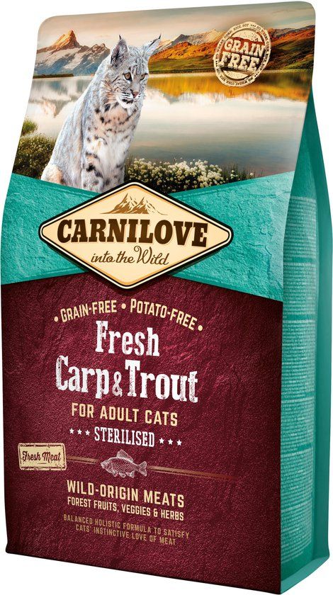 Carnilove Fresh Carp & Trout (Cat) - 6 kg