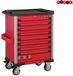 FORCE 258-delige gereedschapswagen rood