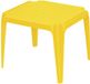 Pro Garden Kindertafel - Kunststof - Geel - 56 x 51 x 44 cm