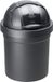 Rotho Roll Bob - prullenbak set 2 - 10L en 30L - zwart