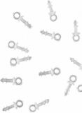 Rayher Hobby Anneaux de suspension pour polystyrène - Blanc - 24 pièces