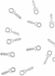 Rayher Hobby Anneaux de suspension pour polystyrène - Blanc - 24 pièces
