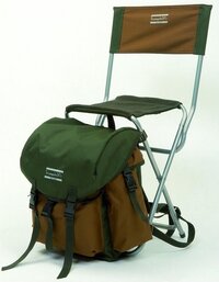 Shakespeare Stoel met Rugzak Deluxe - Groen/Beige