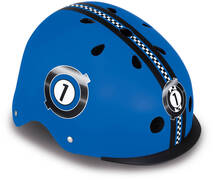 Globber helm elite lights maat 48/53 cm blauw