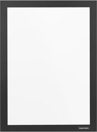 Magnetoplan Porte-informations magnétique DIN A5, Noir, auto-adhésif