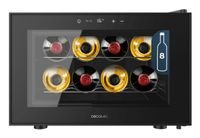 Cecotec Bolero GrandSommelier 800H CoolCrystal Compressorwijnkoeler Ingebouwd Zwart 8 fles(sen)