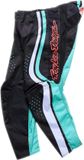 Troy Lee Designs GP Pro Roller Motocrossbroek - Zwart/turquoise - Maat 32