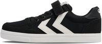 Hummel Kindertrainers Slimmer Stadil Low Zwart Synthetisch/Leer/Textiel/Suède Klittenband/Elastiek Unisex Maat 29