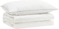 vidaXL - Couette en duvet d'oie - FULDA - 2 personnes - 152 x 203 cm - Été - 100 g/m² - Blanc