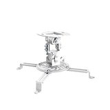 conecto Plafondhouder voor beamer/projector, kantelbaar (+/-15 graden), draaibaar (360 graden), plafondafstand: 15 cm, draagvermogen: 13,5 kg, wit, SA-CC50280-V2