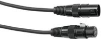 EUROLITE DMX-kabel XLR 5pin 3m zwart